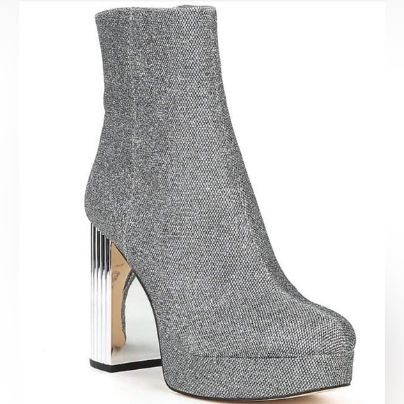 NWT MICHAEL KORS Porter Glitter Platform Dress Booties Size 9.5M